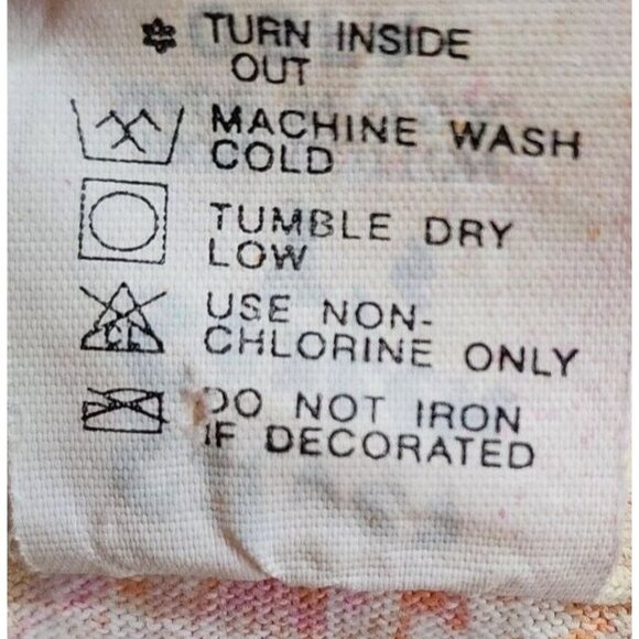 Vintage 80s Silver Screen T's Tiedye S/S T Shirt Gold Screen Print Fish OSFA - Picture 8 of 10